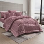 طقم لحاف ميري مزدوج كنج سايز 6 قطع شتوي