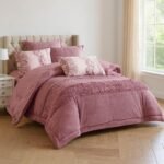 ⁦طقم لحاف فاي مزدوج كنج سايز 6 قطع شتوي⁩ - الصورة ⁦4⁩