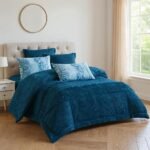 ⁦طقم لحاف فاي مزدوج كنج سايز 6 قطع شتوي⁩ - الصورة ⁦3⁩