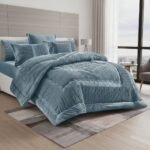 ⁦طقم لحاف ميري مزدوج كنج سايز 6 قطع شتوي⁩ - الصورة ⁦3⁩