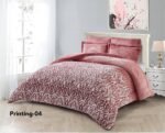 طقم لحاف برنتنج مزدوج كنج سايز 6 قطع شتوي