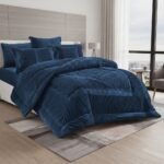 ⁦طقم لحاف ميري مزدوج كنج سايز 6 قطع شتوي⁩ - الصورة ⁦4⁩