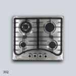 ⁦طباخ جولد فيجن 60 سم، 4 مواقد، ستانلس 302⁩ - الصورة ⁦3⁩