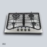 ⁦طباخ جولد فيجن 60 سم، 4 مواقد، ستانلس 302⁩ - الصورة ⁦2⁩