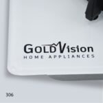 ⁦طباخ جولد فيجن 60 سم، 4 مواقد، زجاج أبيض 306⁩ - الصورة ⁦5⁩