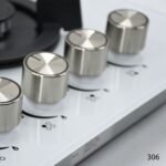 ⁦طباخ جولد فيجن 60 سم، 4 مواقد، زجاج أبيض 306⁩ - الصورة ⁦7⁩