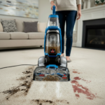 ⁦مكنسة بيسل للتنظيف العميق للمفروشات، لون أزرق/تيتانيوم 1858E⁩ - الصورة ⁦5⁩