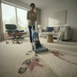 ⁦مكنسة بيسل للتنظيف العميق للمفروشات، لون أزرق/تيتانيوم 1858E⁩ - الصورة ⁦3⁩