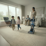 ⁦مكنسة بيسل للتنظيف العميق للمفروشات، لون أزرق/تيتانيوم 1858E⁩ - الصورة ⁦6⁩