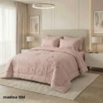 ⁦طقم لحاف مدينة مزدوج كنج سايز مطرز 6 قطع صيفي⁩ - الصورة ⁦5⁩