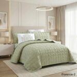 ⁦طقم لحاف فلورنس جوبلين مجكر مفرد ونصف 4 قطع صيفي⁩ - الصورة ⁦2⁩