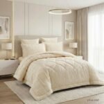 ⁦طقم لحاف تينا مزدوج كنج سايز 6 قطع صيفي⁩ - الصورة ⁦3⁩