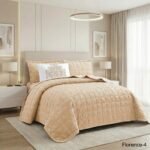 ⁦طقم لحاف فلورنس جوبلين مجكر مفرد ونصف 4 قطع صيفي⁩ - الصورة ⁦5⁩