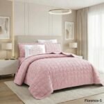 ⁦طقم لحاف فلورنس جوبلين مجكر مفرد ونصف 4 قطع صيفي⁩ - الصورة ⁦6⁩