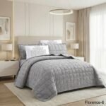 طقم لحاف فلورنس جوبلين مجكر مفرد ونصف 4 قطع صيفي