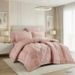 ⁦طقم لحاف تينا مزدوج كنج سايز 6 قطع صيفي⁩ - الصورة ⁦2⁩