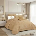 ⁦طقم لحاف ميرور مجكر مفرد ونصف 4 قطع صيفي⁩ - الصورة ⁦5⁩