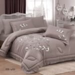 ⁦طقم لحاف نتاليا مزدوج كنج سايز مطرز 6 قطع صيفي⁩ - الصورة ⁦4⁩