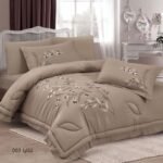 ⁦طقم لحاف نتاليا مزدوج كنج سايز مطرز 6 قطع صيفي⁩ - الصورة ⁦5⁩