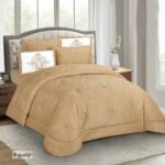 ⁦طقم لحاف اولسو مجكر مزدوج كنج سايز 6 قطع صيفي⁩ - الصورة ⁦3⁩