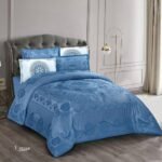 ⁦طقم لحاف ميرور مجكر مفرد ونصف 4 قطع صيفي⁩ - الصورة ⁦3⁩