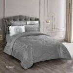 ⁦طقم لحاف ميرور مجكر مفرد ونصف 4 قطع صيفي⁩ - الصورة ⁦2⁩