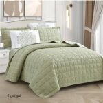 طقم لحاف فلورنس جوبلين مجكر مزدوج كنج سايز 6 قطع صيفي