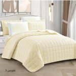 ⁦طقم لحاف فلورنس جوبلين مجكر مزدوج كنج سايز 6 قطع صيفي⁩ - الصورة ⁦5⁩