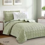 ⁦طقم لحاف فلورنس جوبلين مجكر مفرد ونصف 4 قطع صيفي⁩ - الصورة ⁦2⁩