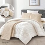 طقم لحاف كايندي مزدوج كنج سايز 7 قطع مع جوبلين صيفي