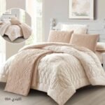 ⁦طقم لحاف كايندي مزدوج كنج سايز 7 قطع مع جوبلين صيفي⁩ - الصورة ⁦6⁩