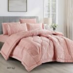 ⁦طقم لحاف تينا مزدوج كنج سايز 6 قطع صيفي⁩ - الصورة ⁦2⁩