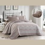 ⁦طقم لحاف ميريندا جوبلين دبل فيس مزدوج كنج سايز 6 قطع صيفي⁩ - الصورة ⁦6⁩