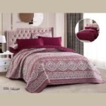 ⁦طقم لحاف ميريندا جوبلين دبل فيس مزدوج كنج سايز 6 قطع صيفي⁩ - الصورة ⁦3⁩