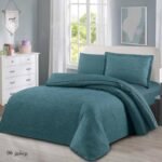 ⁦طقم لحاف برنشيز مجكر مفرد ونصف 4 قطع صيفي⁩ - الصورة ⁦7⁩