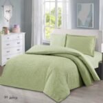 طقم لحاف برنشيز مجكر مفرد ونصف 4 قطع صيفي