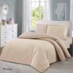 ⁦طقم لحاف برنشيز مجكر مفرد ونصف 4 قطع صيفي⁩ - الصورة ⁦5⁩