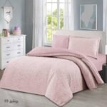 ⁦طقم لحاف برنشيز مجكر مفرد ونصف 4 قطع صيفي⁩ - الصورة ⁦4⁩