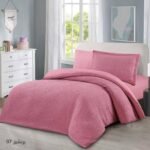 ⁦طقم لحاف برنشيز مجكر مفرد ونصف 4 قطع صيفي⁩ - الصورة ⁦3⁩