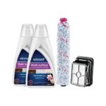 بيسيل مجموعة ملحقات كروس ويف (عبوة شامبو 1 لتر عدد 2، فرشاة، فلتر) أبيض.2815