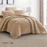 ⁦طقم وجه ملحفة فيكي مزدوج 6 قطع شتوي⁩ - الصورة ⁦5⁩