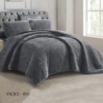 ⁦طقم وجه ملحفة فيكي مزدوج 6 قطع شتوي⁩ - الصورة ⁦2⁩