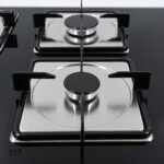 ⁦طباخ جولد فيجن 90 سم، 5 مواقد، زجاج اسود 317⁩ - الصورة ⁦10⁩