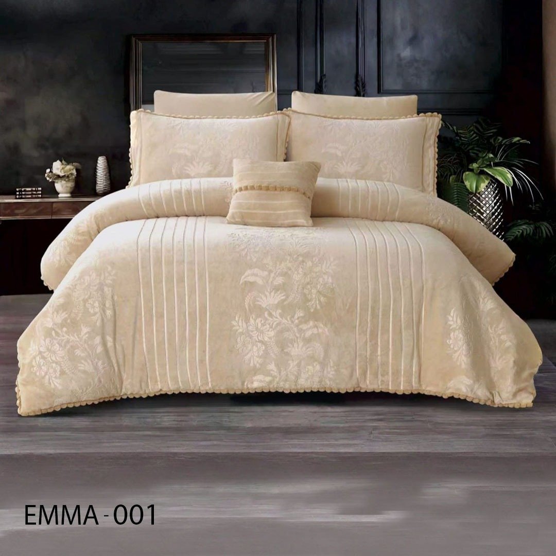 صورة واتساب بتاريخ 2025-10-08 في 17.53.27_821c8357 طقم لحاف ايما مزدوج كنج سايز 7 قطع شتوي - الصورة 1