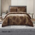 ⁦طقم لحاف فروست مزدوج كنج سايز 6 قطع شتوي⁩ - الصورة ⁦4⁩