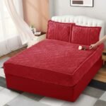 ⁦طقم ملف مزدوج مخمل كنج سايز⁩ - الصورة ⁦3⁩