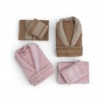 ⁦طقم روب حمام 6 قطع قطن مصري ميني مون⁩ - الصورة ⁦15⁩