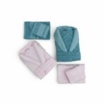 ⁦طقم روب حمام 6 قطع قطن مصري ميني مون⁩ - الصورة ⁦14⁩