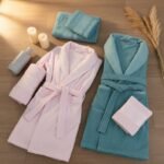 ⁦طقم روب حمام 6 قطع قطن مصري ميني مون⁩ - الصورة ⁦6⁩