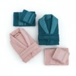 ⁦طقم روب حمام 6 قطع قطن مصري ميني مون⁩ - الصورة ⁦13⁩